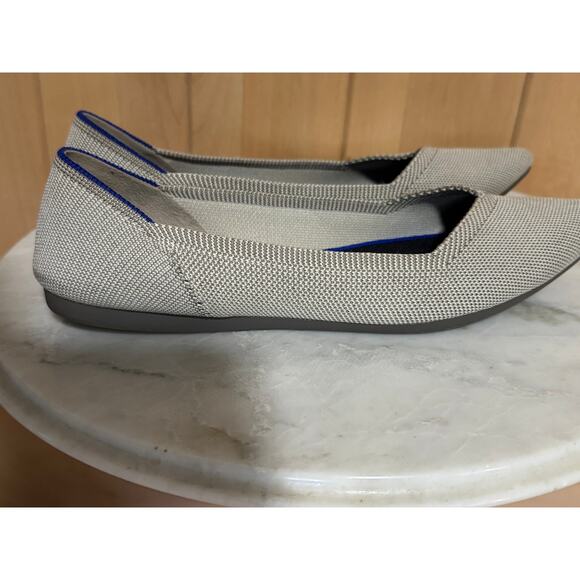 Rothy's | The Point Flats Light Gray Slip Ons | Size 10 - Picture 10 of 11